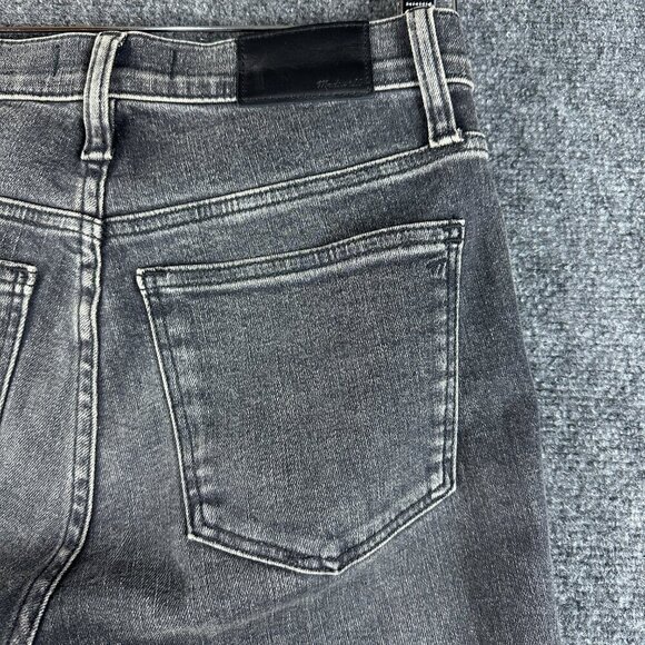 Madewell Jeans Womens 26 10 in High Rise Skinny Gray Cotton Stretch Pockets - Picture 9 of 9